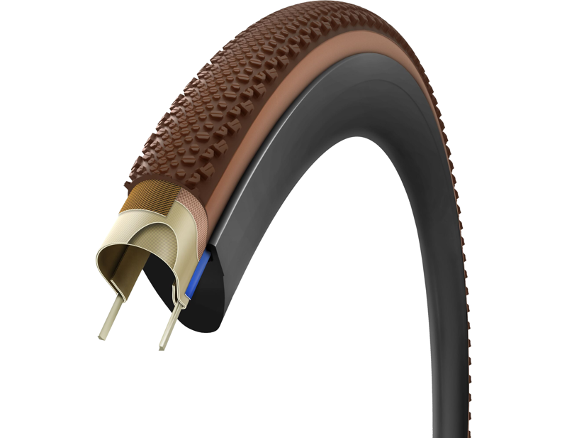 Vittoria Terreno Pro T50 700c Mixed Gravel Race Tubeless Ready Tyre in Natural Brown-2