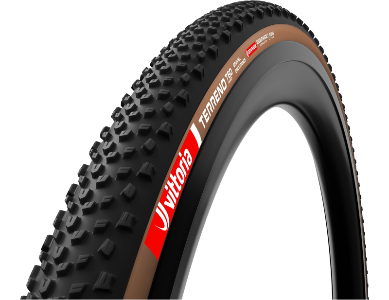 Balfes Bikes Vittoria Terreno T60 700c Mixed Gravel Endurance G2.0 Tubeless Ready Tyre in Brown | Free postage over £30, £10 off first order, price match & 0% finance.
