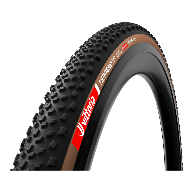 Balfes Bikes Vittoria Terreno T60 700c Mixed Gravel Endurance G2.0 Tubeless Ready Tyre in Brown | Free postage over £30, £10 off first order, price match & 0% finance.