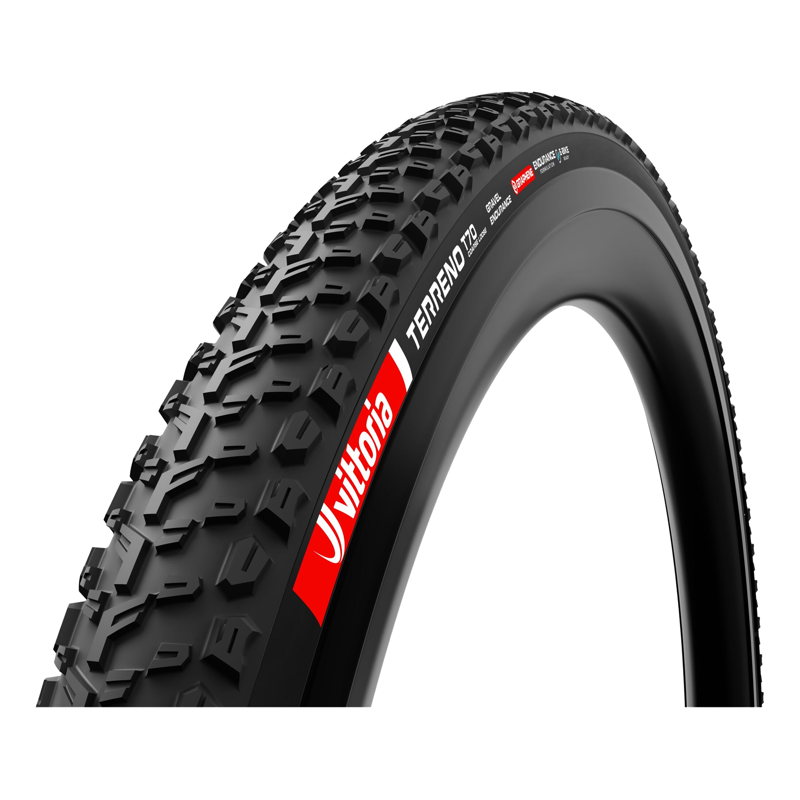 Balfes Bikes Vittoria Terreno T70 700c Coarse Loose Gravel Endurance G2.0 Tubeless Ready Tyre in Black | Free postage over £30, £10 off first order, price match & 0% finance.