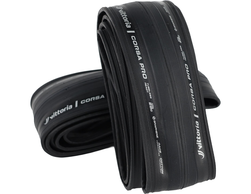 Vittoria Corsa Pro 700c Fold TLR G2.0 Tyre in Full Black-2