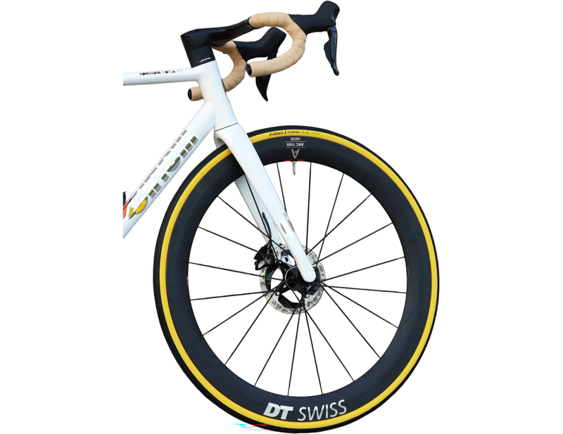 Vittoria Rubino V 700cx28 Folding G2.0 Clincher Road Tyre in Yellow/Black-2