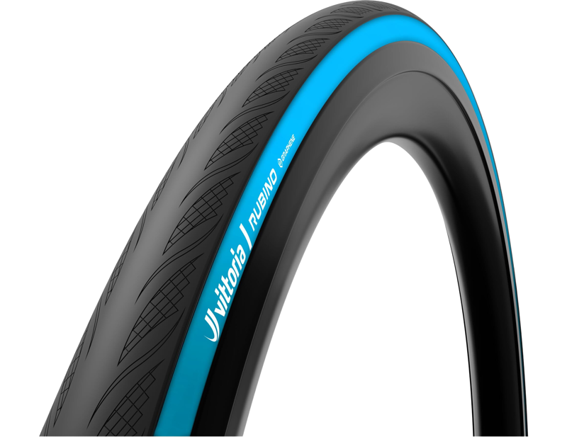 Vittoria Rubino V 700cx28 Folding G2.0 Clincher Road Tyre in Blue/Black
