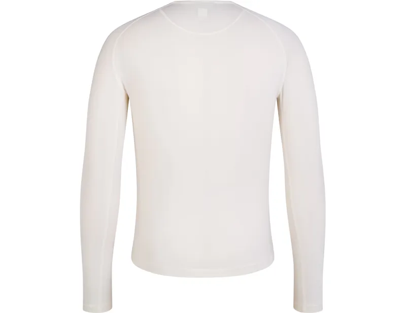 Rapha Long Sleeve Merino Base Layer in Cream/White-1