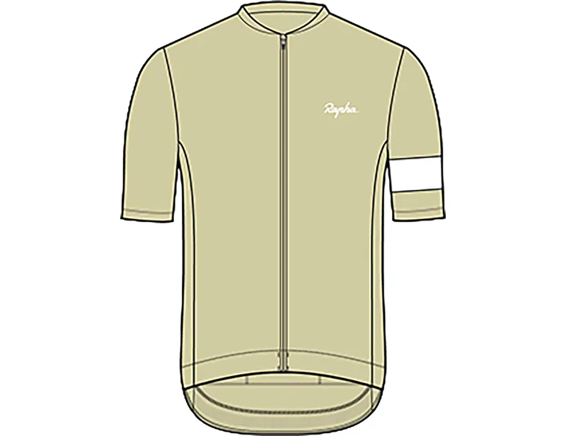 Rapha Men's Core Jersey in Hay/White