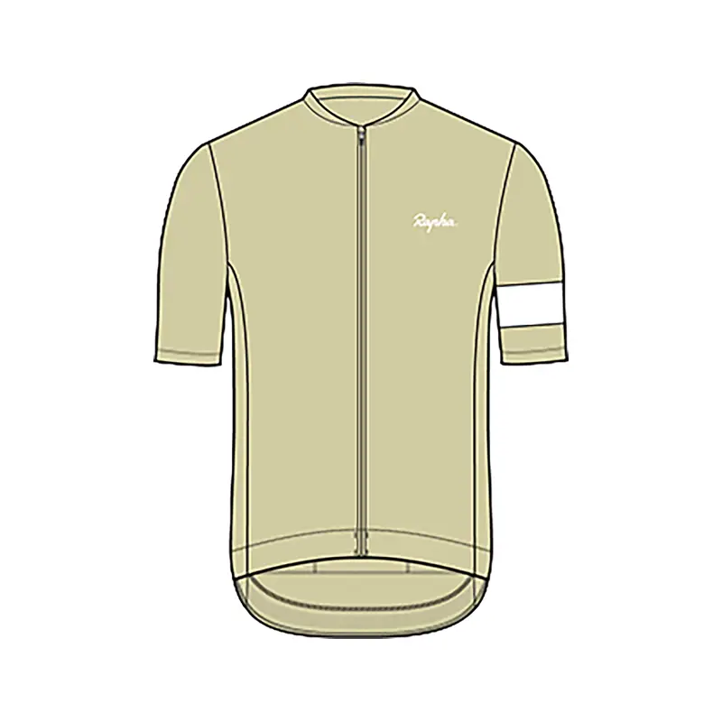 Balfes Bikes Rapha Men's Core Jersey in Hay/White | Free postage over £30, £10 off first order, price match & 0% finance.