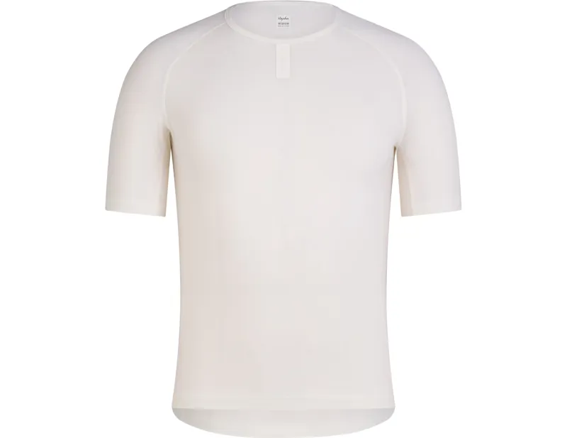 Balfes Bikes Rapha Short Sleeve Merino Base Layer in Cream/White | Free postage over £30, £10 off first order, price match & 0% finance.