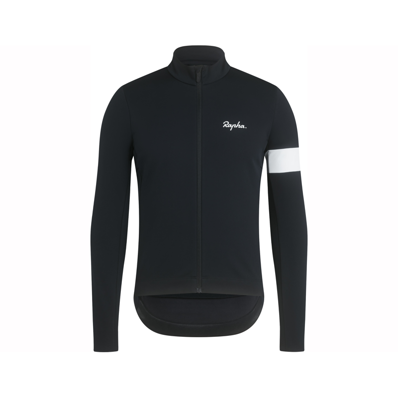 Balfes Bikes Rapha Men's Core Winter Jacket in Denim Blue/White | Free postage over £30, £10 off first order, price match & 0% finance.
