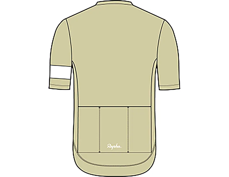 Rapha Men's Core Jersey in Hay/White-1