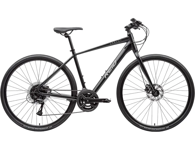 Reid Urban C1 Commuter Hybrid Bike 2027 in Black