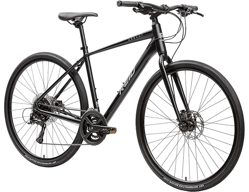Reid Urban C1 Commuter Hybrid Bike 2027 in Black-1