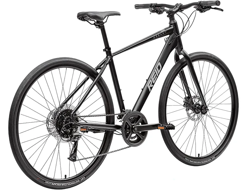 Reid Urban C1 Commuter Hybrid Bike 2027 in Black-2