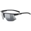 Uvex Aerios Glasses in Black Matt / Smoke