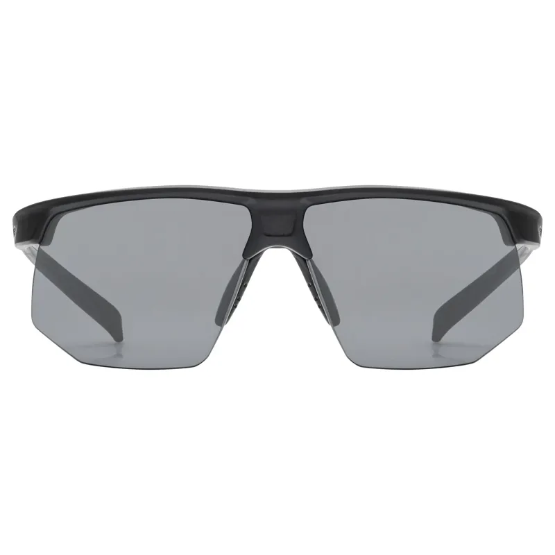 Uvex Aerios Glasses in Black Matt / Smoke-1