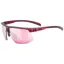 Uvex Aerios Glasses in Cranberry Matt / Mirror Rose