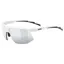 Uvex Aerios Glasses in White / Mirror Silver