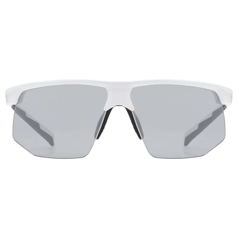 Uvex Aerios Glasses in White / Mirror Silver-1