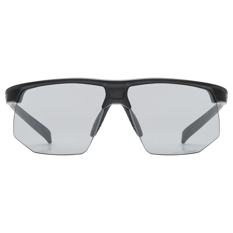 Uvex Aerios V Glasses in Black Matt / Smoke-1