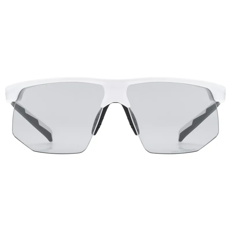 Uvex Aerios V Glasses in White / Smoke-1