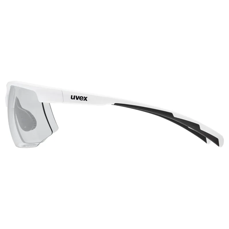 Uvex Aerios V Glasses in White / Smoke-2