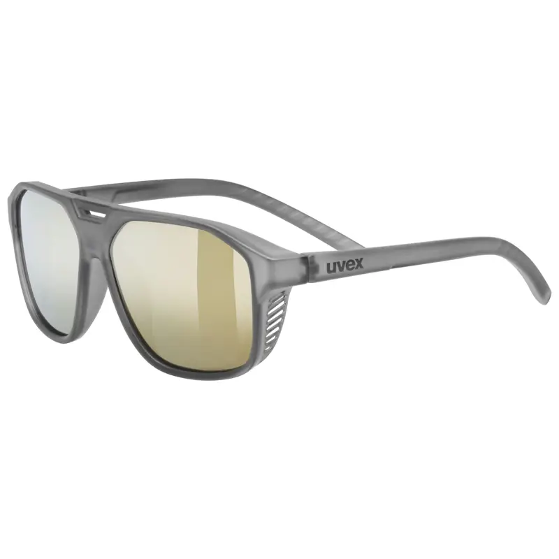 Balfes Bikes Uvex Cosmic Glasses in Smoke Matt/ Mirror Gold | Free postage over £30, £10 off first order, price match & 0% finance.