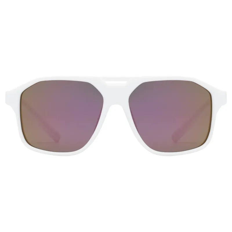 Uvex Cosmic Glasses in White Matt / Mirror Red-1