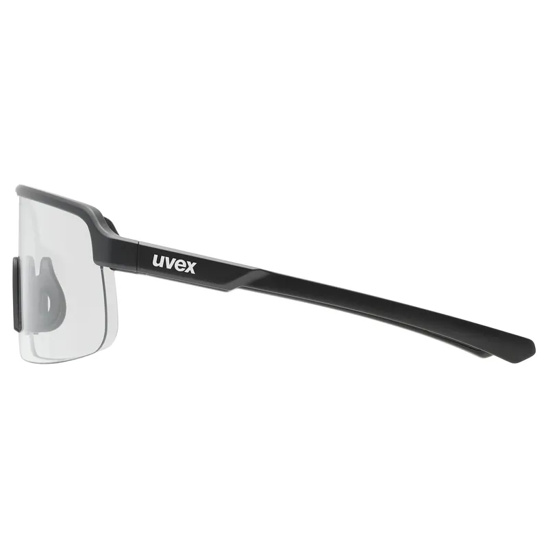 Uvex Dyrt Glasses in Black Matt/Clear-2