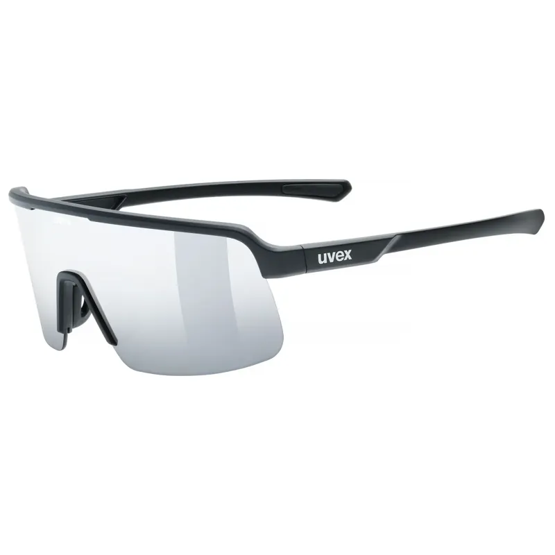 Uvex Dyrt Glasses in Black Matt/Mirror Silver