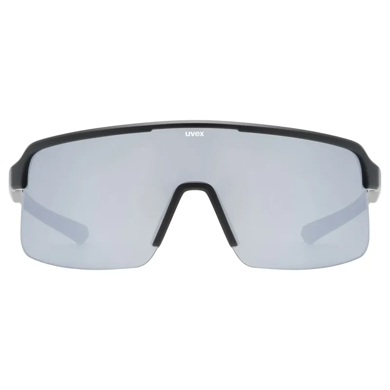 Uvex Dyrt Glasses in Black Matt/Mirror Silver-1