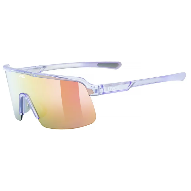 Uvex Dyrt Glasses in Clear Purple/Mirror Red