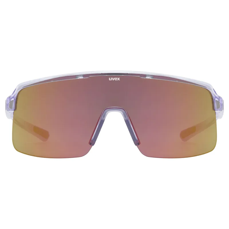 Uvex Dyrt Glasses in Clear Purple/Mirror Red-1