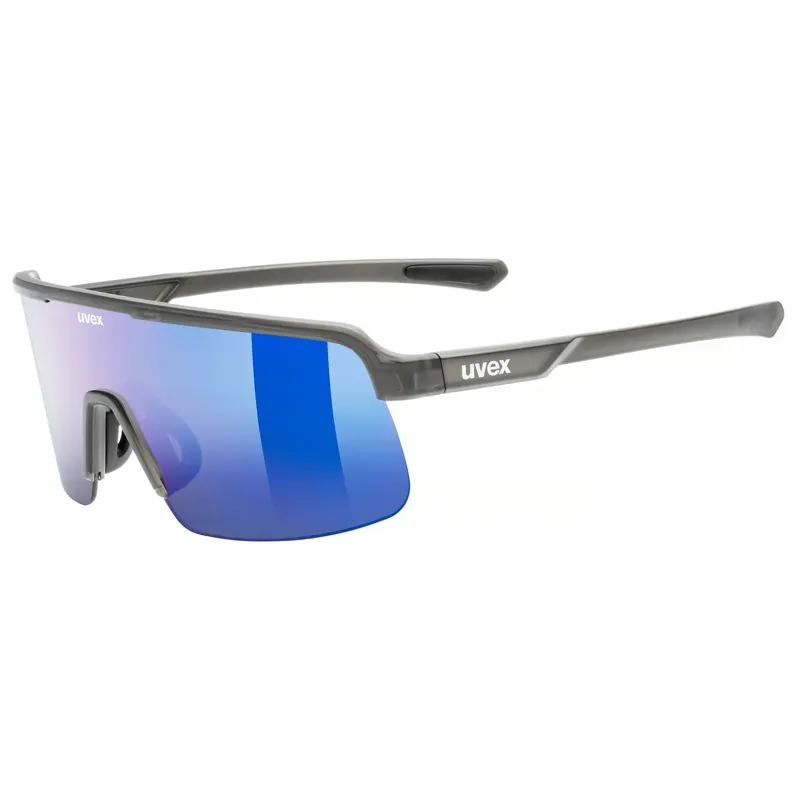 Uvex Dyrt Glasses in Smoke Matt/Mirror Blue