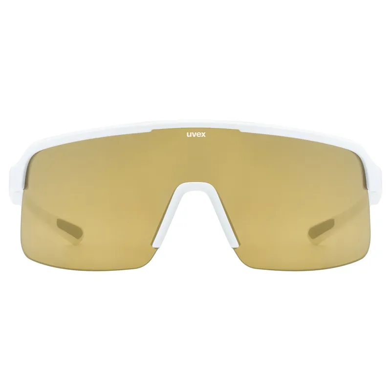 Uvex Dyrt Glasses in White Matt/Mirror Gold-1