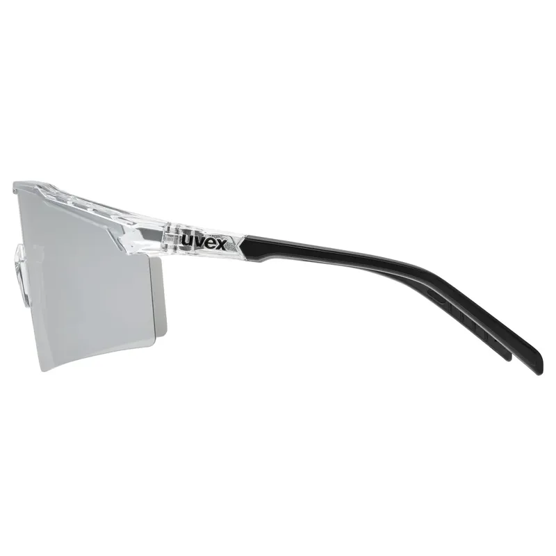 Uvex Flowline Glasses in Clear / Mirror Silver-2