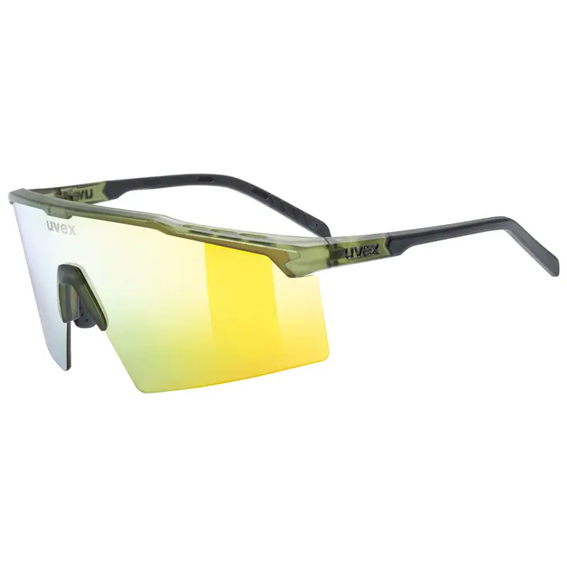 Balfes Bikes Uvex Flowline Glasses in Olive Matt / Mirror Gold | Free postage over £30, £10 off first order, price match & 0% finance.