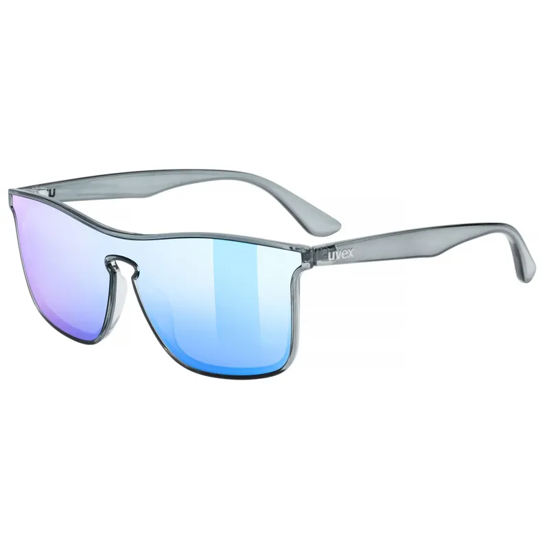 Uvex Heyday Glasses in Clear Smoke/Mirror Blue