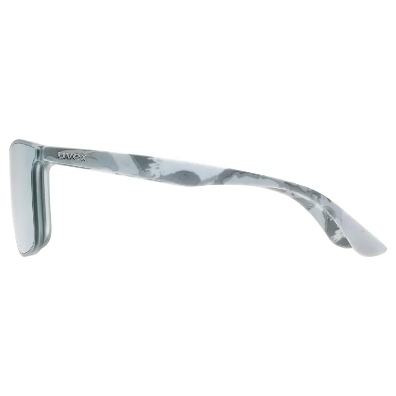 Uvex Heyday Glasses in Grey Camo/Mir.Silver-2