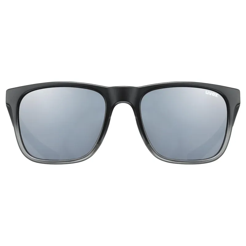 Uvex Lgl 42 Glasses in Black Transparent/Mirror Silver-1