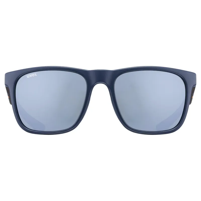 Uvex Lgl 42 Glasses in Blue Mat Havanna/Litemirror Silver-1
