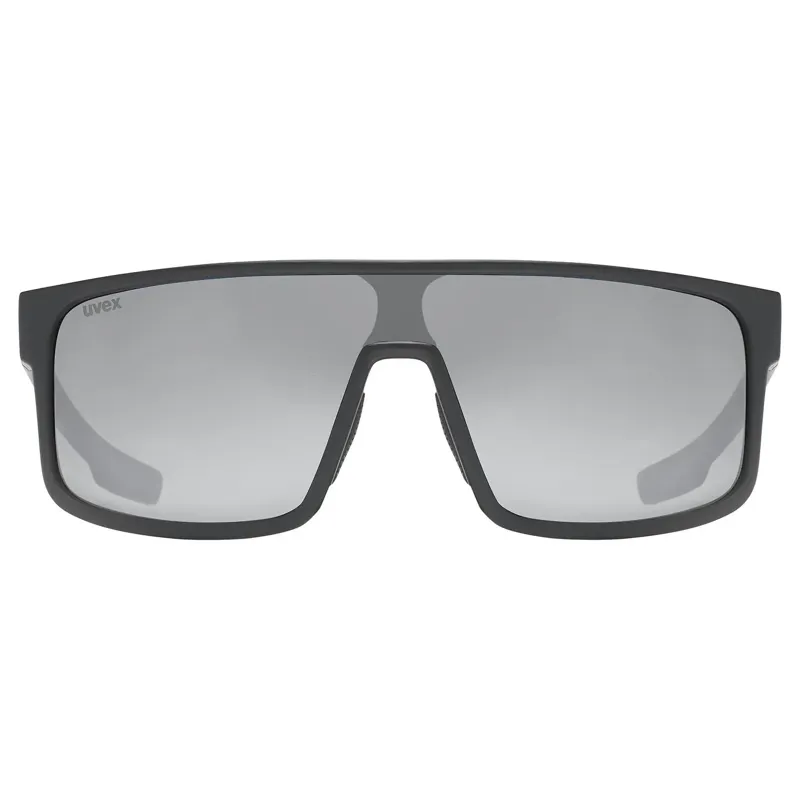 Uvex Lgl 51 Glasses in Black Mat/Mirror Silver-1