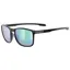 Uvex Lgl 52 Glasses in Black / Mirror Green