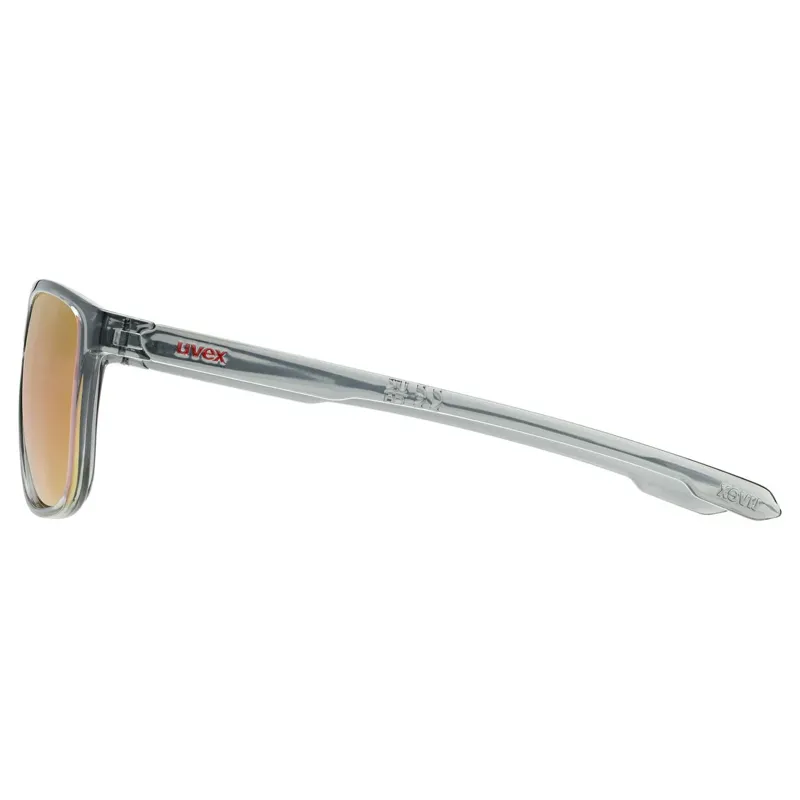 Uvex Lgl 52 Glasses in Smoke / Mirror Red-2