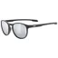 Uvex Lgl 53 Glasses in Black Matt / Mirror Silver