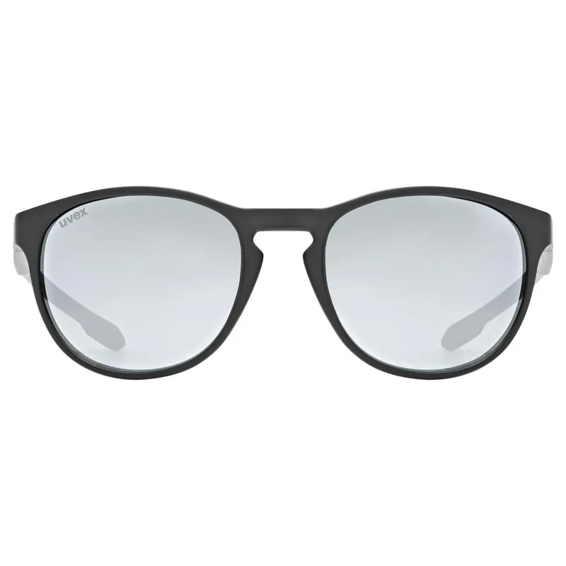 Uvex Lgl 53 Glasses in Black Matt / Mirror Silver-1