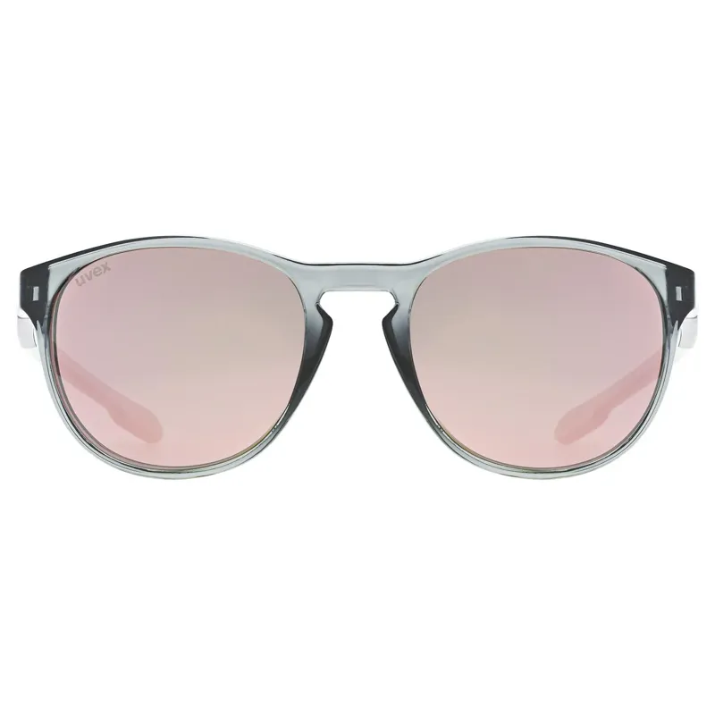 Uvex Lgl 53 Glasses in Smoke / Mirror Pink-1