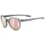 Uvex Lgl 54 Glasses in Smoke / Mirror Pink