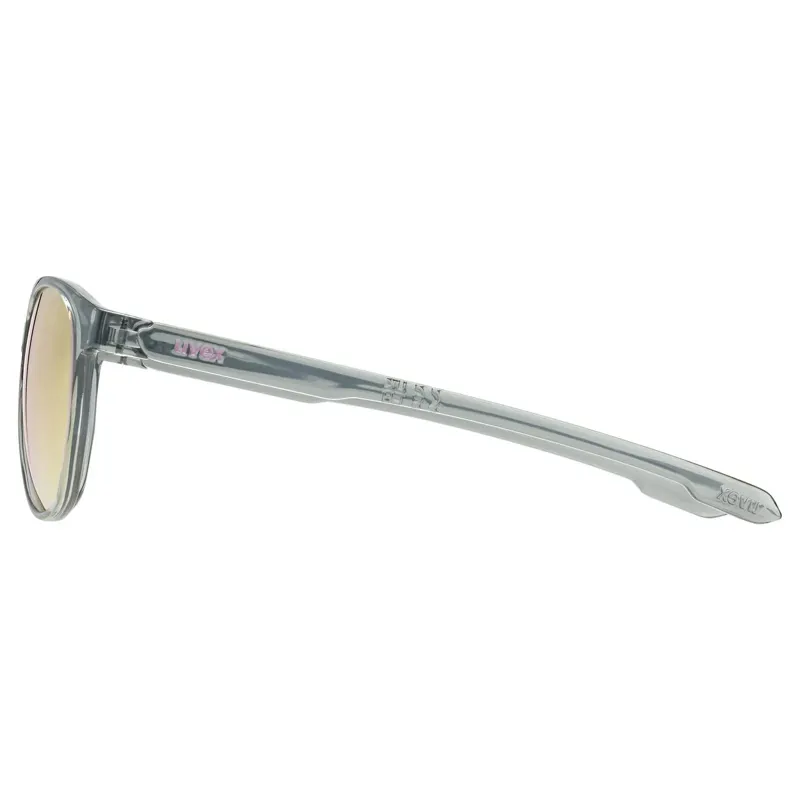 Uvex Lgl 54 Glasses in Smoke / Mirror Pink-2