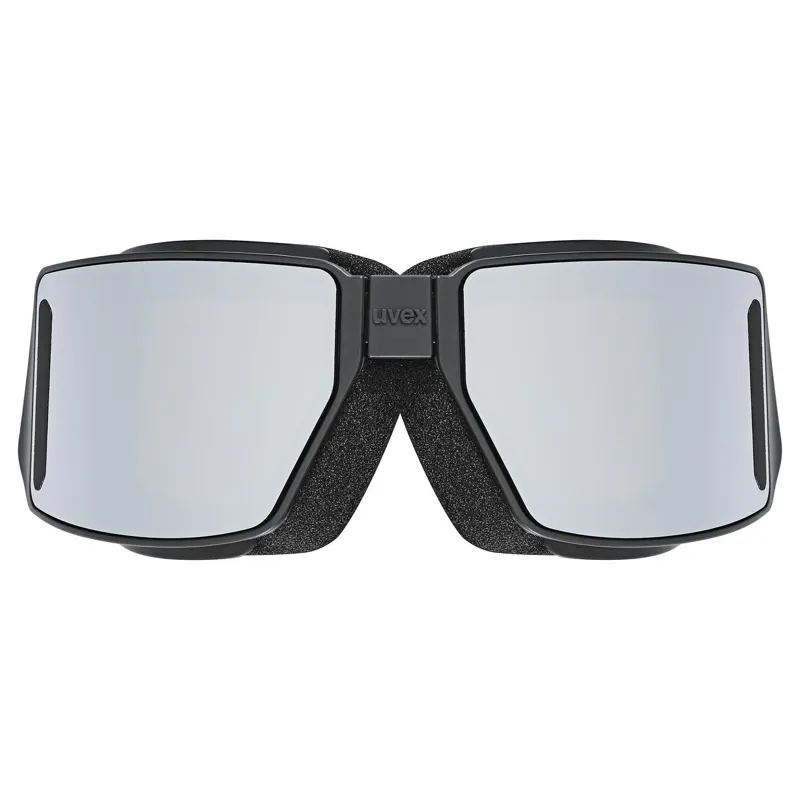 Uvex Mtn Tour Glasses in Black Matt/Mirror Silver-1