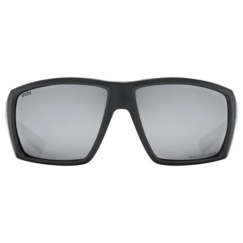 Balfes Bikes Uvex Mtn Venture CV Glasses in Black Matt/Mirror Silver | Free postage over £30, £10 off first order, price match & 0% finance.