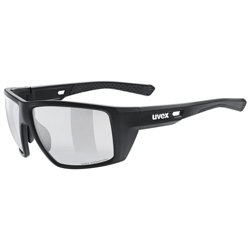 Balfes Bikes Uvex Mtn Venture V Glasses in Black Matt/Smoke | Free postage over £30, £10 off first order, price match & 0% finance.